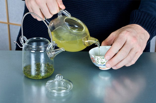 Schwarz mit, Grün ohne