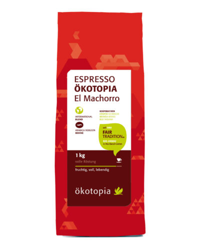 5 x 1kg Ökotopia Espresso - El Machorro Bohne kbA
