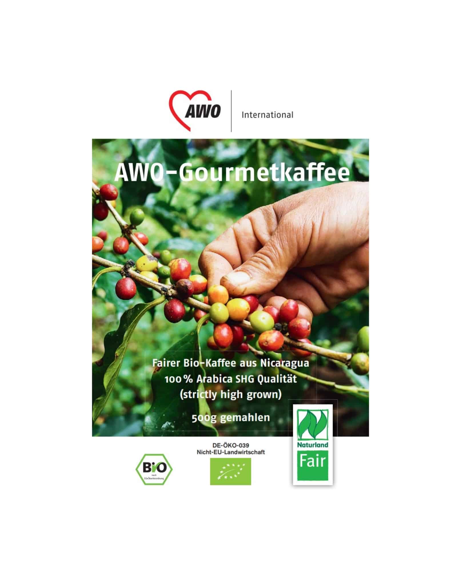 AWO Kaffee gemahlen 500g
