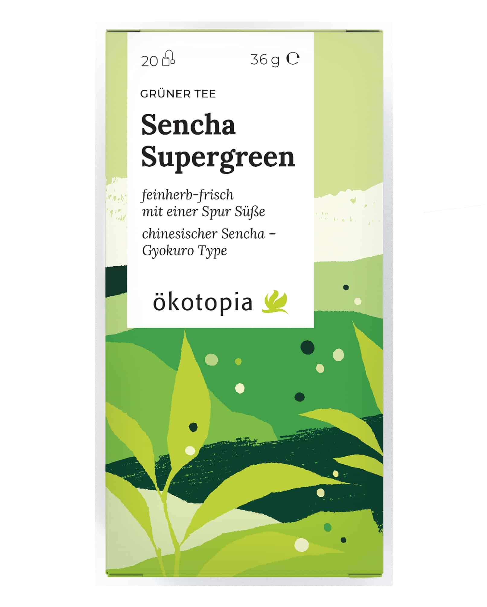 Sencha Supergreen Teebeutel kbA